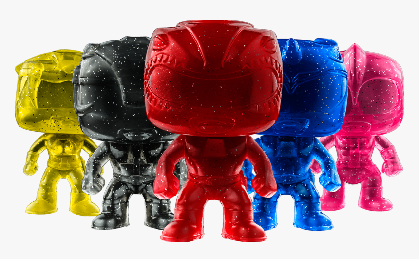 Morphin Time Pop Vinyl Bundle Set Of 5 Main Image - Power Ranger Clear Funko Set, HD Png Download, Free Download