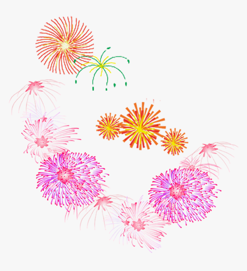 Fireworks Graphic Festival Brilliant Material To Pull - Fireworks, HD Png Download, Free Download