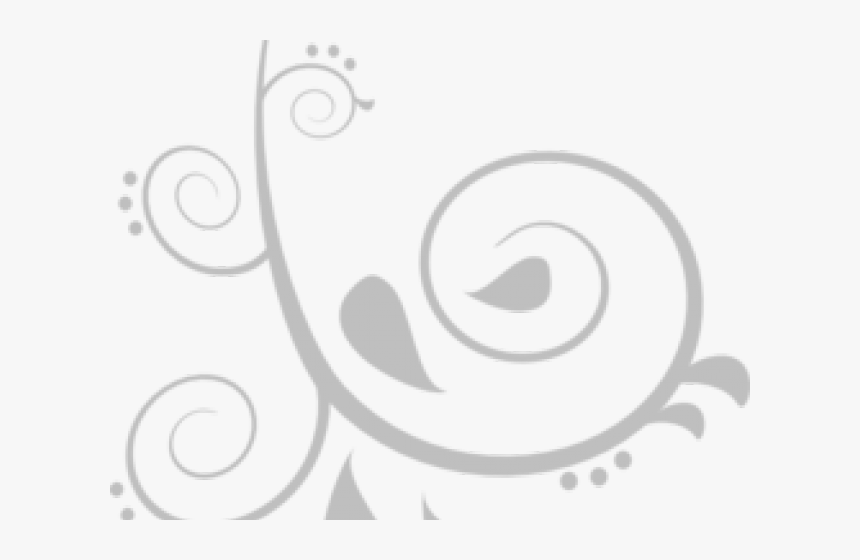 Silver Swirls Png, Transparent Png, Free Download