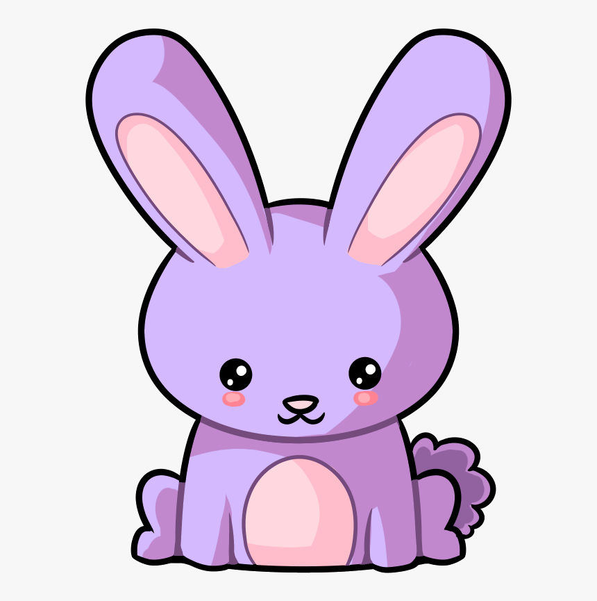 Purple Easter Bunny - Domestic Rabbit, HD Png Download, Free Download