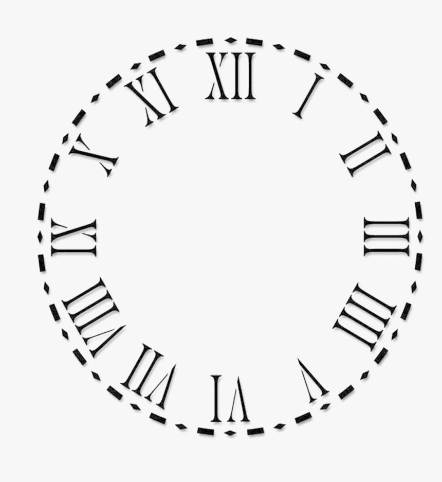 Clock Face Roman Numerals Numeral System - Calkins Road Middle School, HD Png Download, Free Download