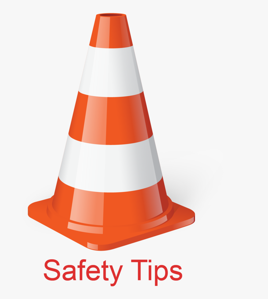 Safety New Red 01 - Cone Sur La Route, HD Png Download, Free Download
