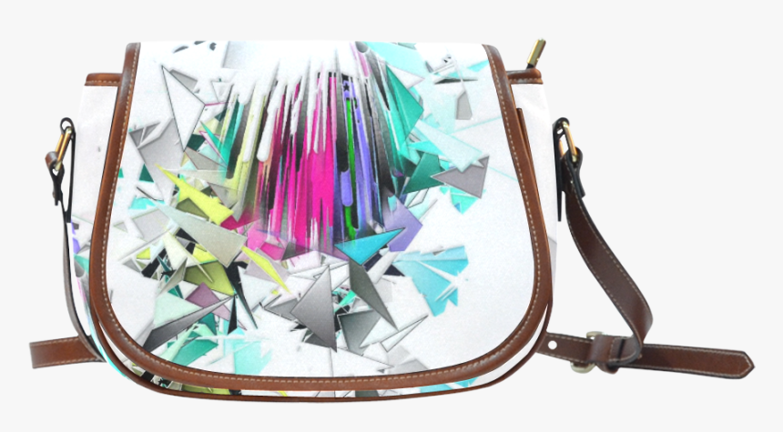 Broken Mirror By Artdream Saddle Bag/large - Wiener Dog Crossbody Purse, HD Png Download, Free Download