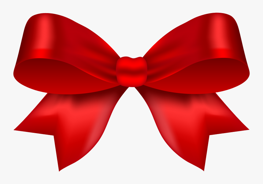 Christmas Bow Red Clipart Stunning Free Transparent Clip Art