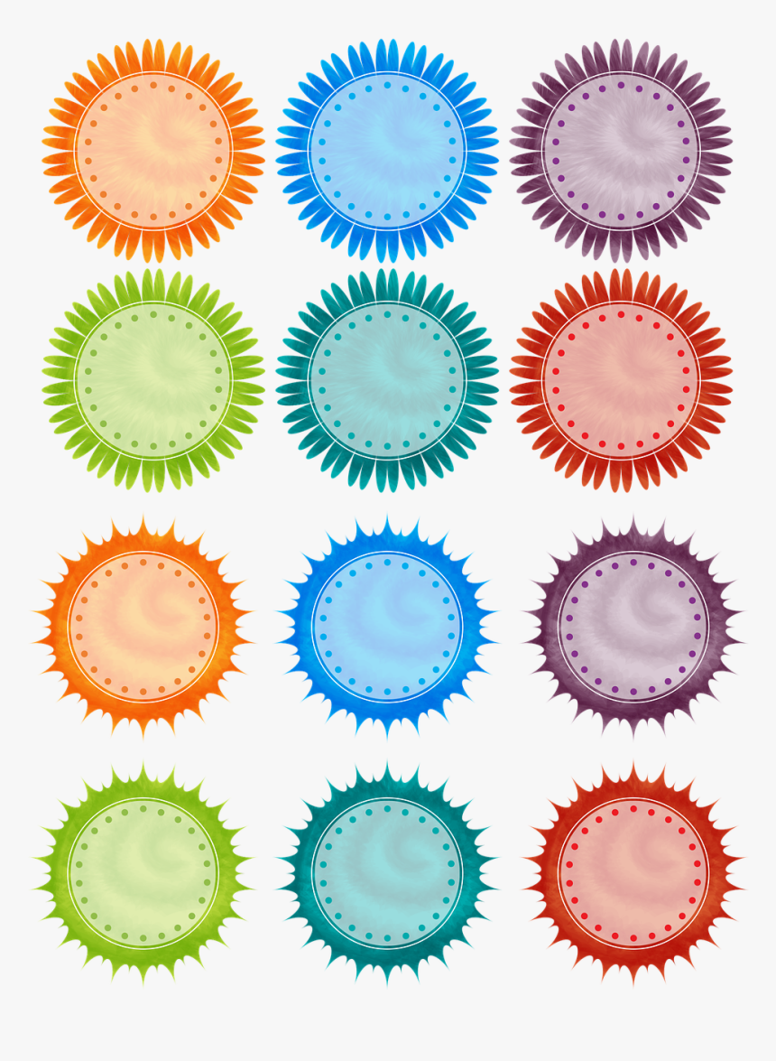 Transparent Blue Burst Png - Badge, Png Download, Free Download