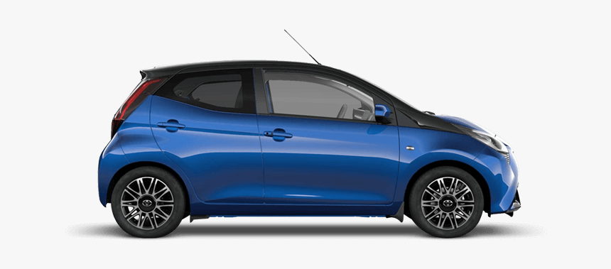 Blue Burst Toyota Aygo - Toyota Aygo X Trend Black, HD Png Download, Free Download