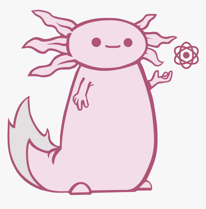 Axolotl Science Outreach - Cartoon, HD Png Download, Free Download