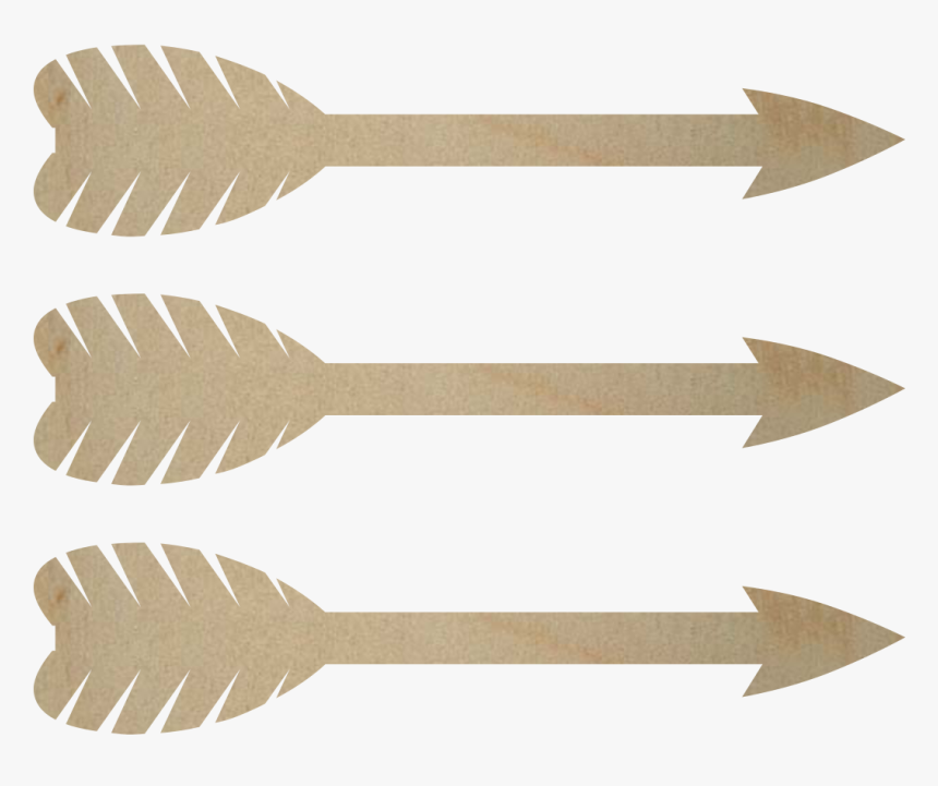 Wooden Arrow Shape - Arrow Shape, HD Png Download, Free Download