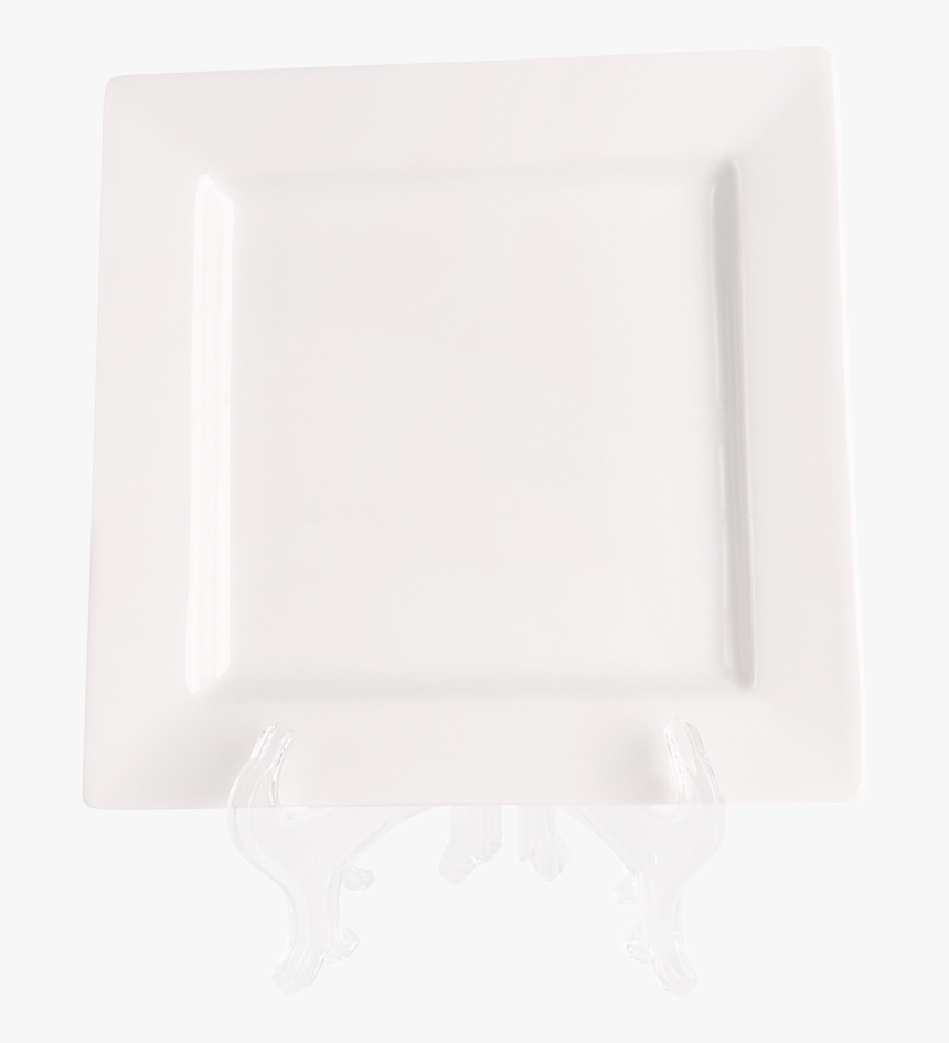 White Square, Salad Plate 8” - Monochrome, HD Png Download, Free Download