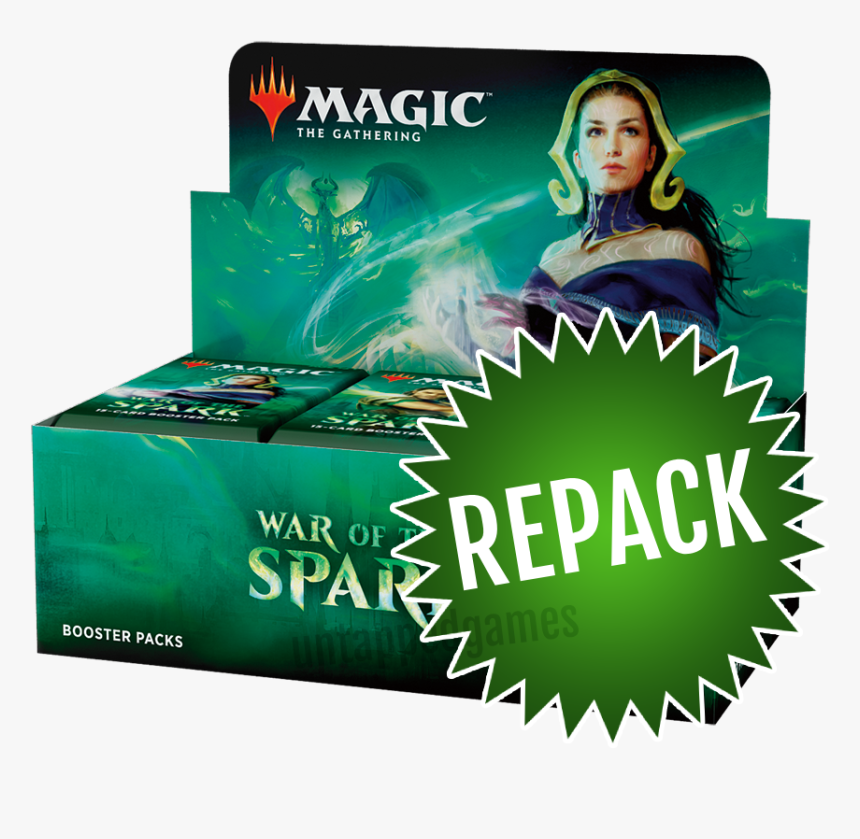 Transparent Mtg Card Back Png - Magic The Gathering War Of The Spark Booster Box, Png Download, Free Download