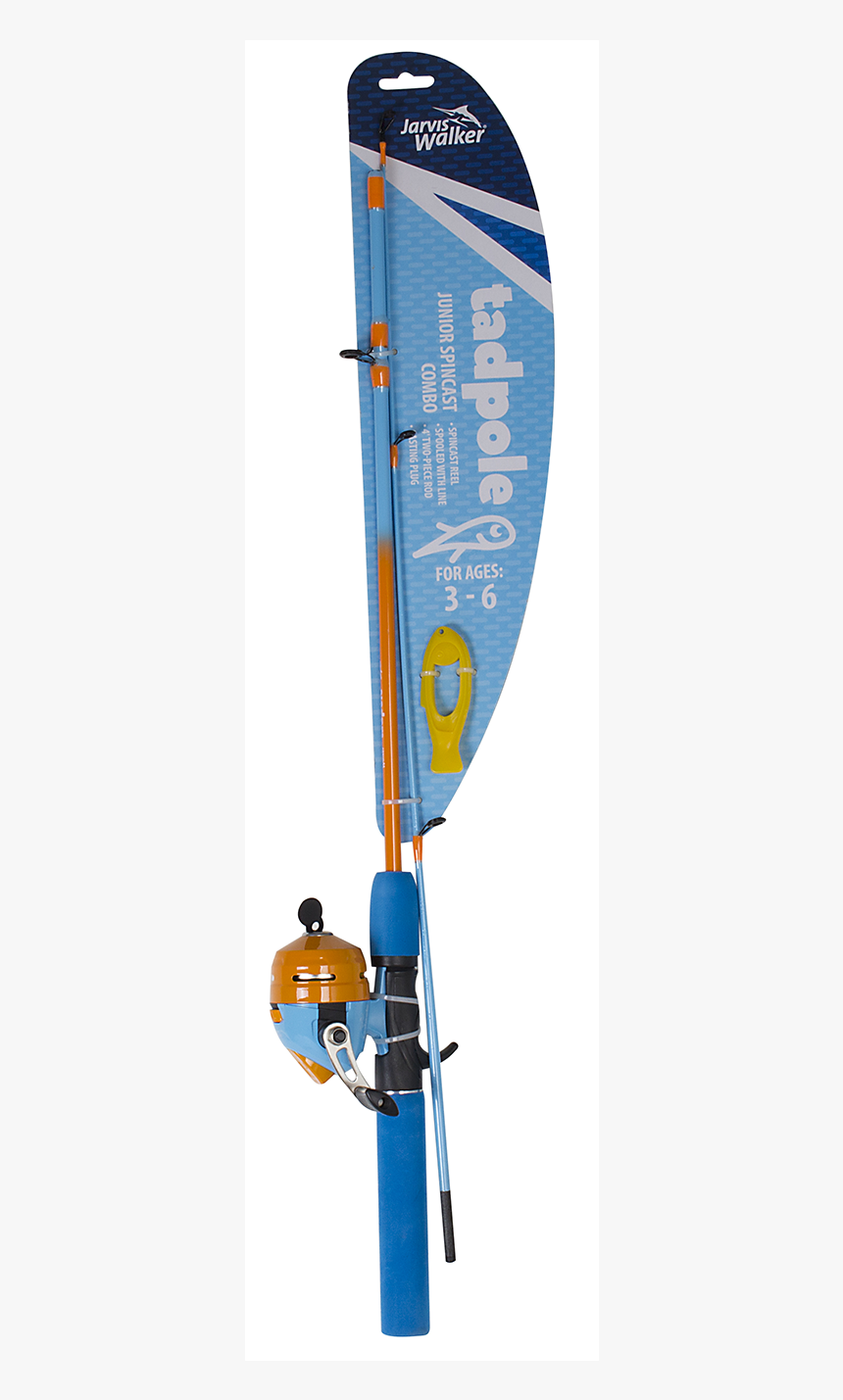 Jarvis Walker Tadpole Spincast Orange Reel & Blue 4ft - Banner, HD Png Download, Free Download