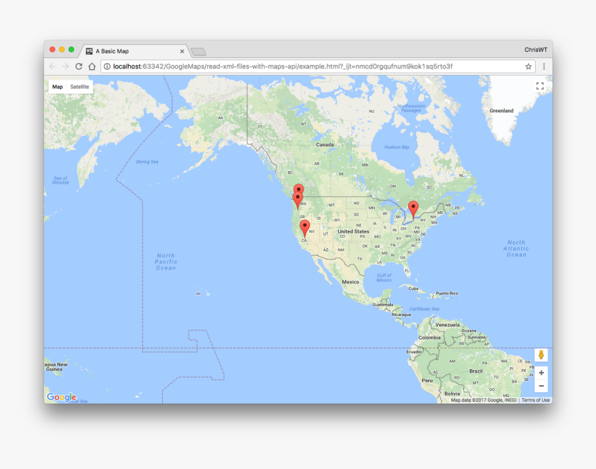 Xml Data Loaded Into Markers - Bigger Alaska Or Texas, HD Png Download, Free Download