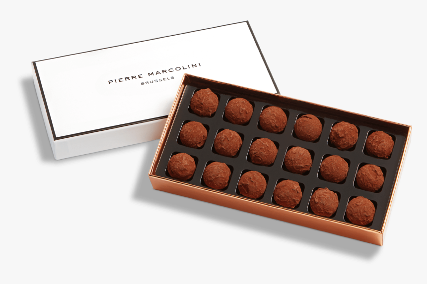 Box Of 18 Truffles Of The Day - Pierre Marcolini Chocolate Price, HD Png Download, Free Download