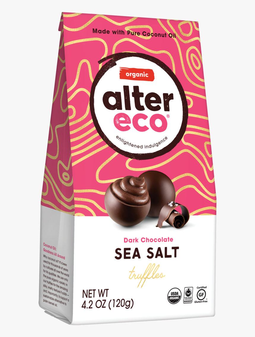 Sea Salt Truffles - Alter Eco Truffles, HD Png Download, Free Download