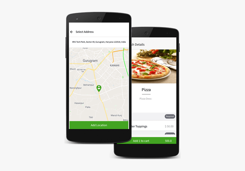 Ubereats Clone App - Smartphone, HD Png Download, Free Download