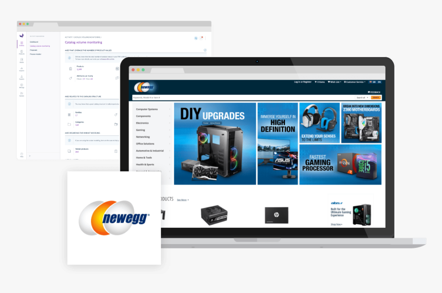 Newegg-screen - Newegg, HD Png Download, Free Download