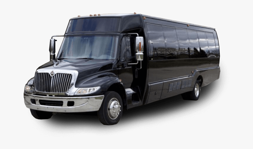 Black Party Bus - Luxury Limousine Party Bus, HD Png Download, Free Download