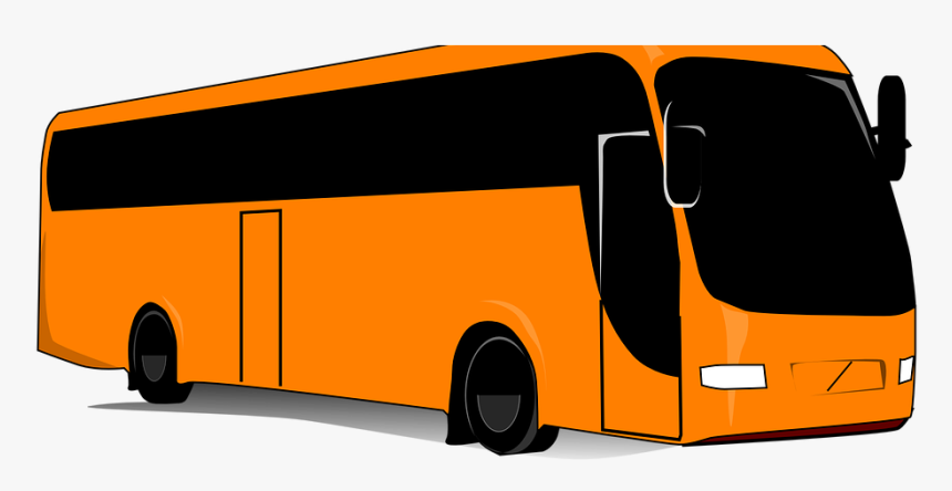 Tour Bus Cartoon Png, Transparent Png, Free Download