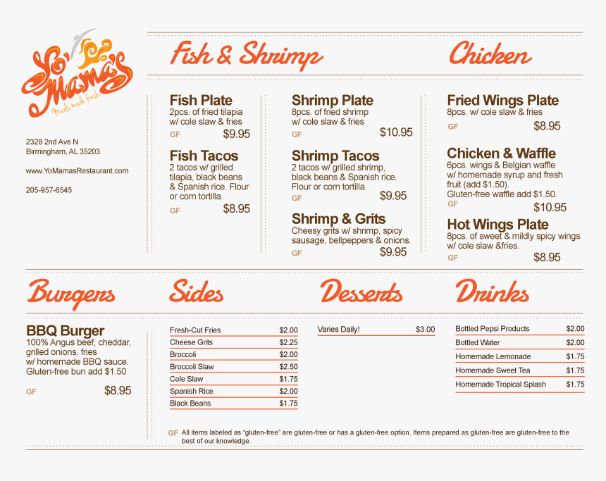 Yo Mama Menu, HD Png Download, Free Download