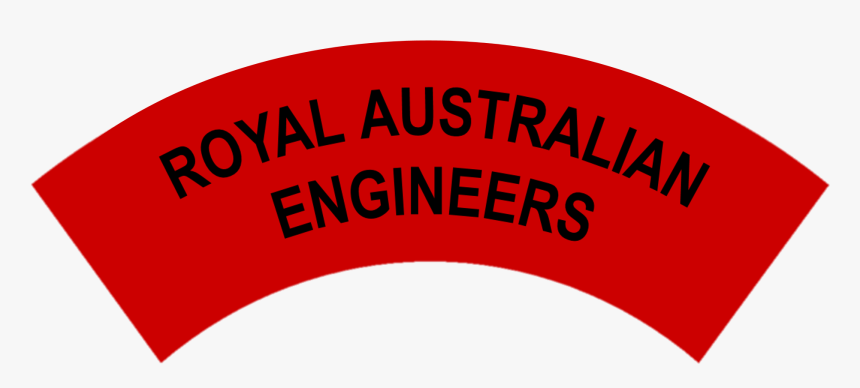 Royal Australian Engineers Battledress Flash No Border - Circle, HD Png Download, Free Download