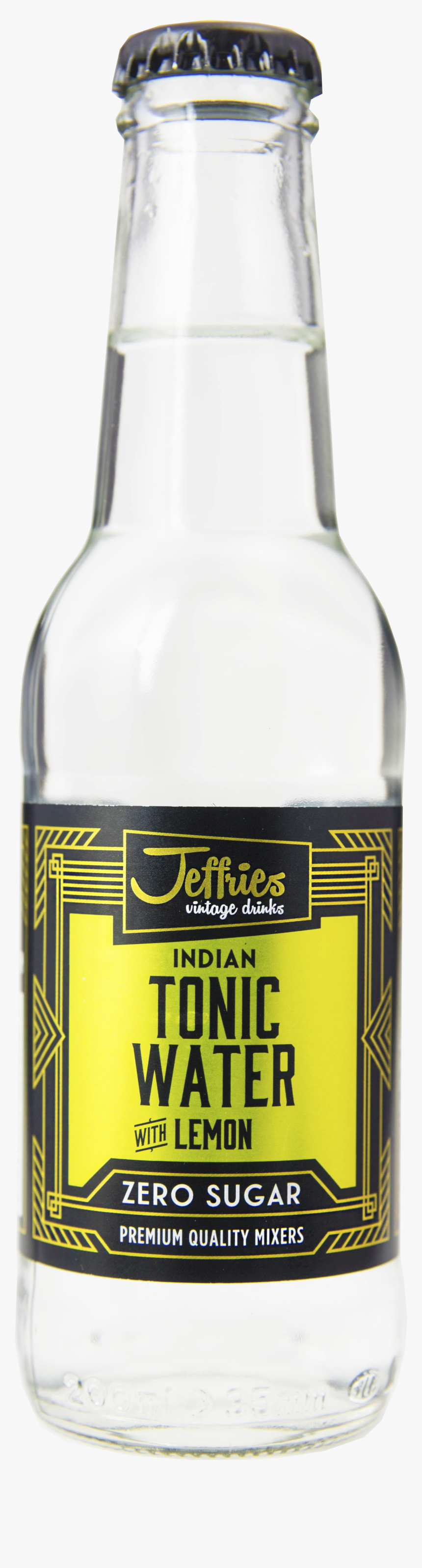 Indian Tonic Water With Lemon V2 - Glass Bottle, HD Png Download, Free Download