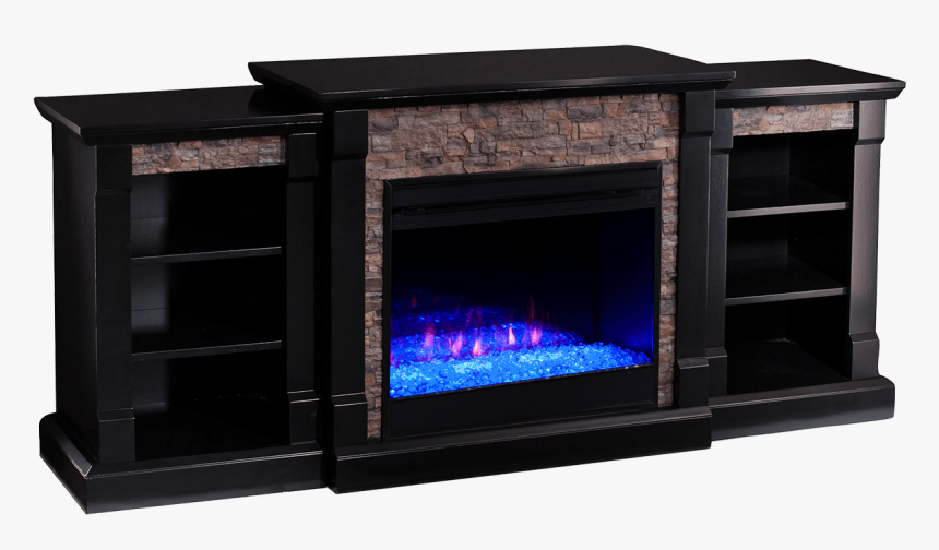 Southern Enterprises Gallatin Faux Stone Fireplace - Fireplace, HD Png Download, Free Download