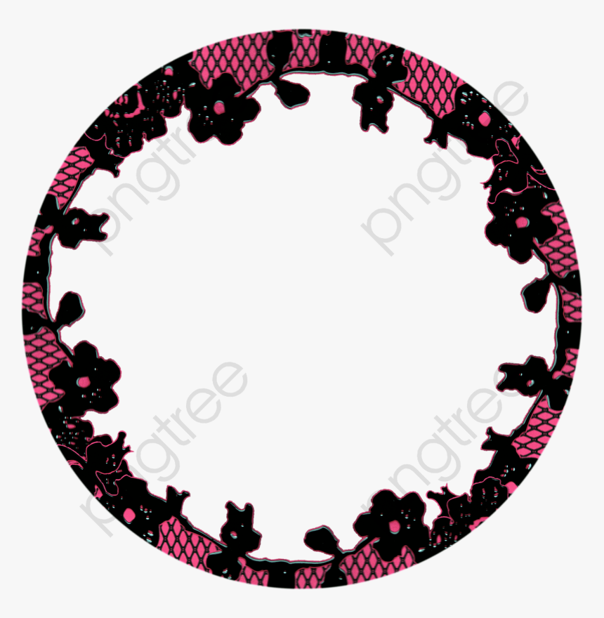 Red Clipart Transparent Category - Black Circle Png Frames, Png Download, Free Download