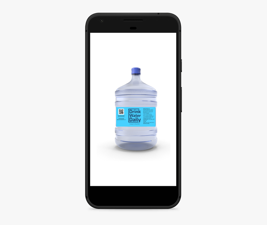 Phone Mockup - Plastic Bottle, HD Png Download, Free Download