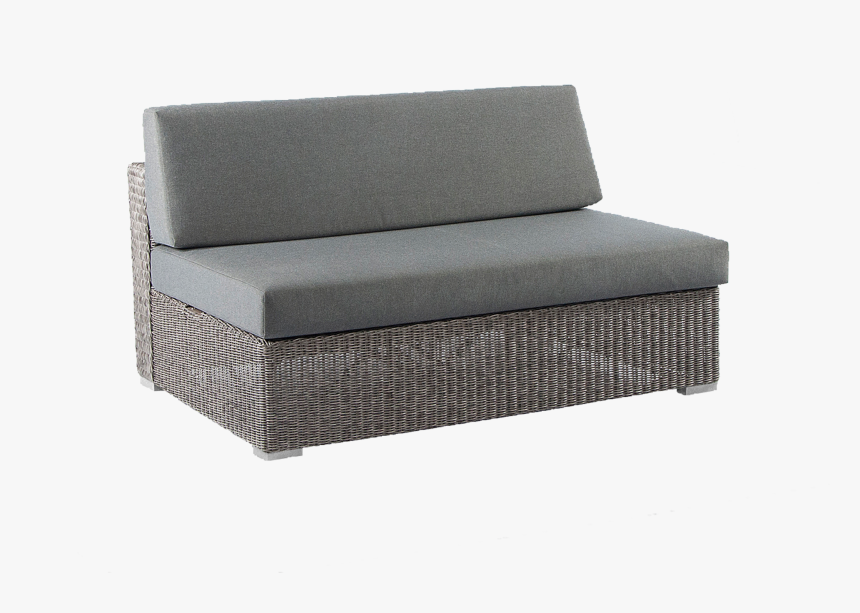 Monte Carlo 2 Seater Modular Sofa - Rattan Sofa Grey Modular, HD Png Download, Free Download