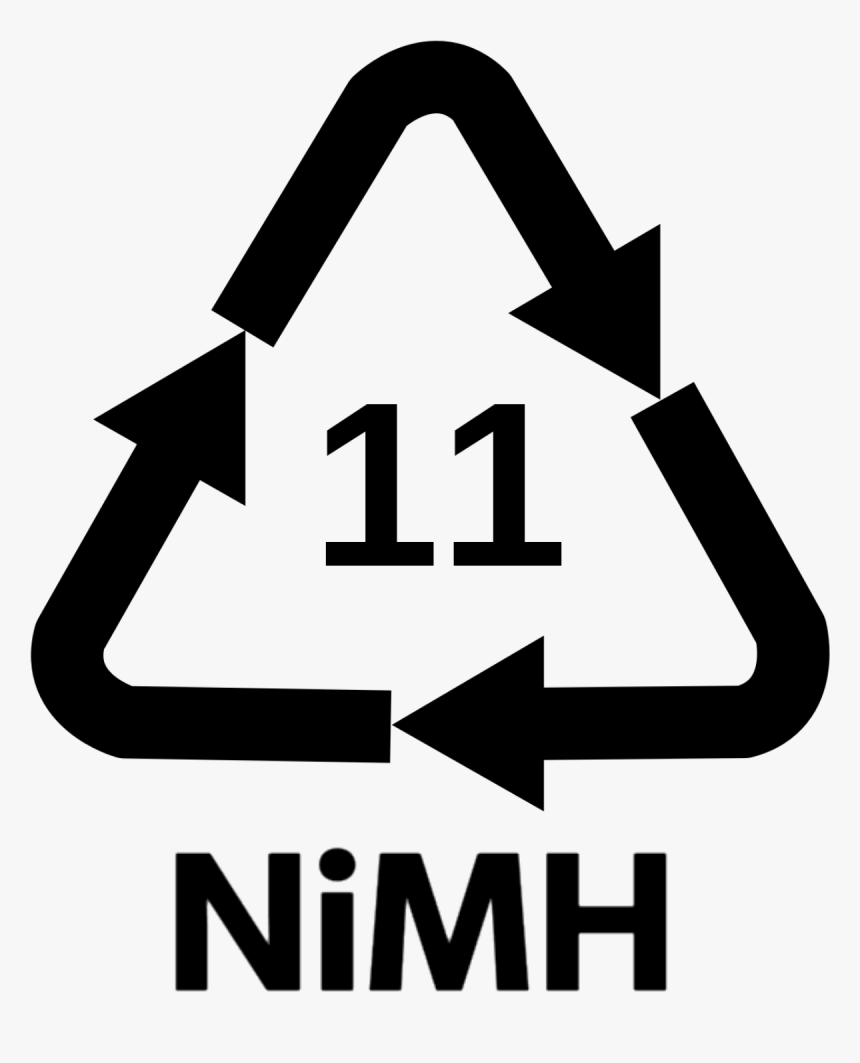 Nickel Metal Hydride Battery Recycling Logo - Logo Ni Mh, HD Png Download, Free Download