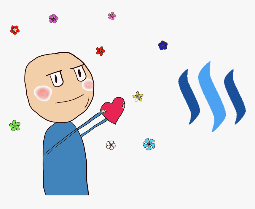 Steemit - Cartoon, HD Png Download, Free Download