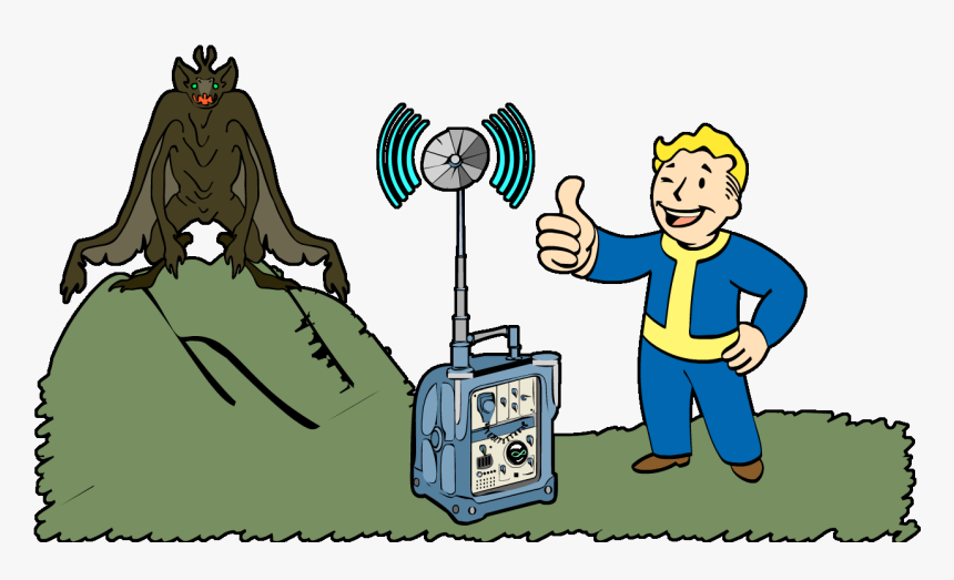 Nukapedia The Vault - Vault Boy, HD Png Download, Free Download