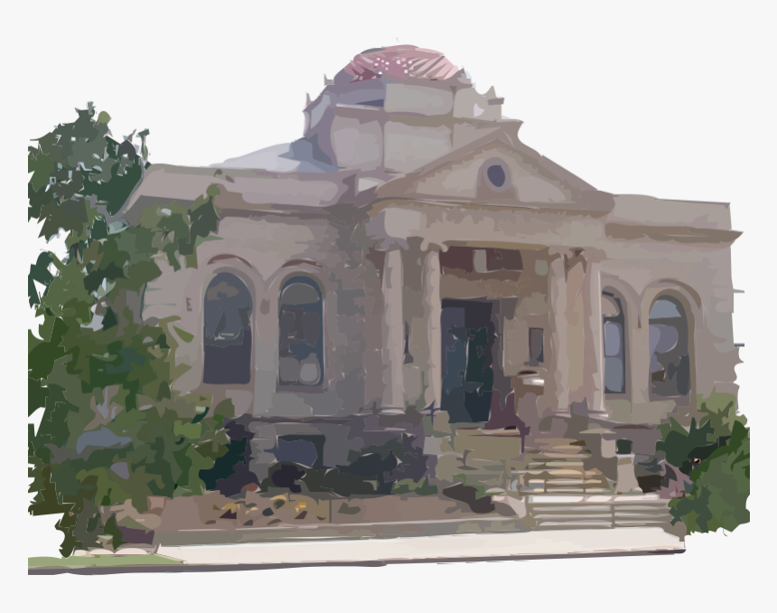 Carnegie Library Building - Free Carnegie Library Clip Art, HD Png Download, Free Download