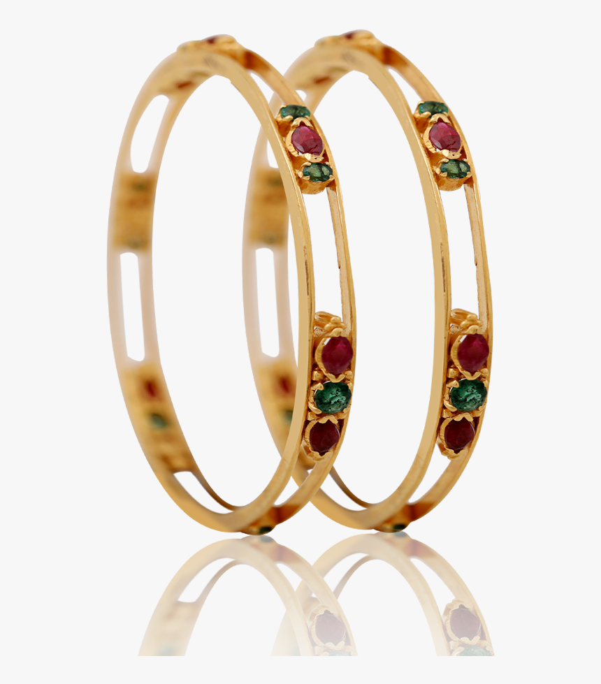 Emerald And Ruby Bangles, HD Png Download, Free Download