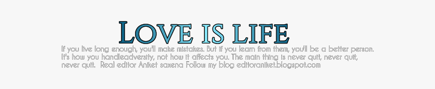 Love Is Life Text Png, Transparent Png, Free Download