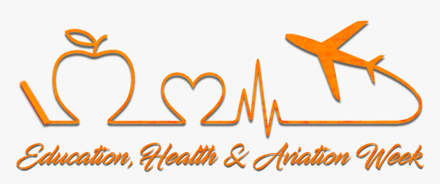 Education, Health, And Aviation Week Logo - Heart, HD Png Download, Free Download