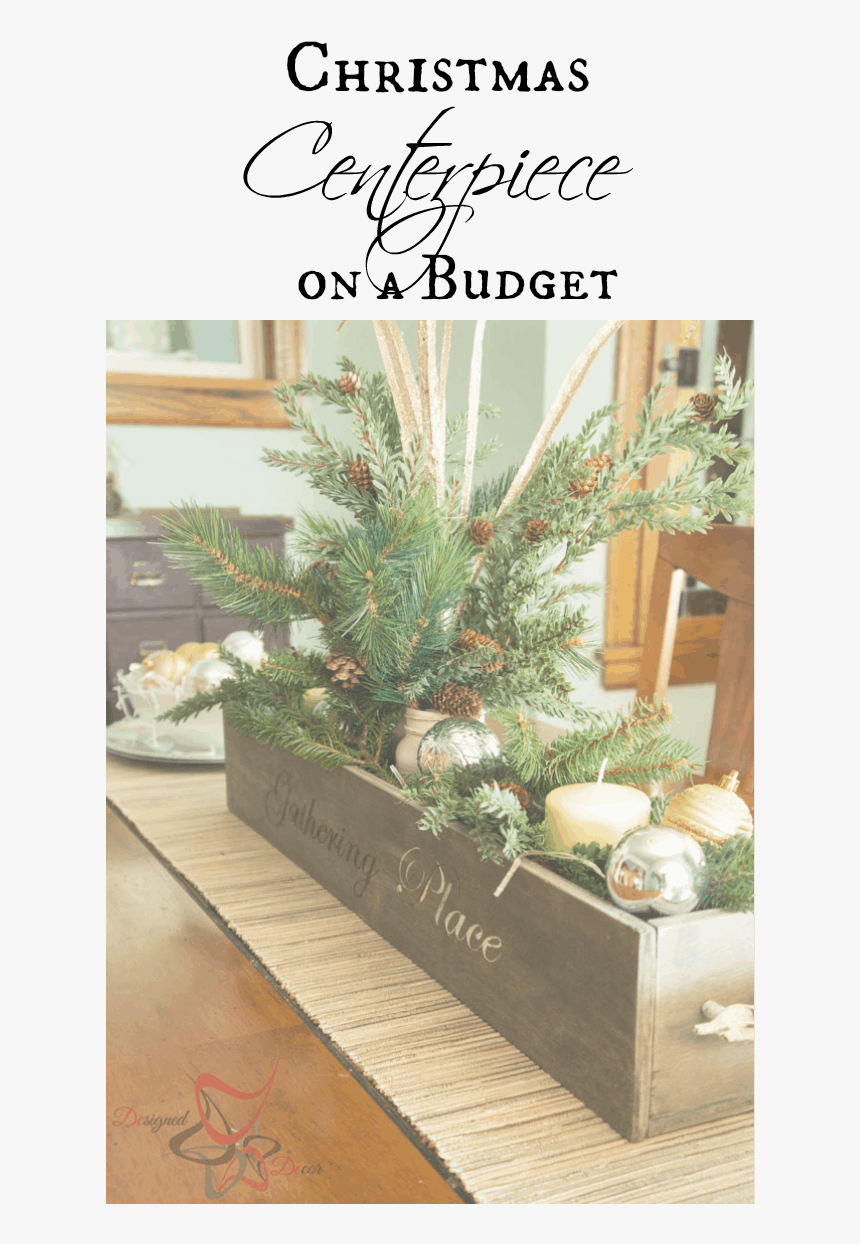 Christmas Centerpiece On A Budget - House, HD Png Download, Free Download