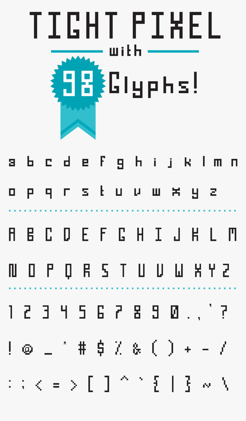 Tight Pixel Font Free Download - Free Download Font Symbol Games, HD Png Download, Free Download