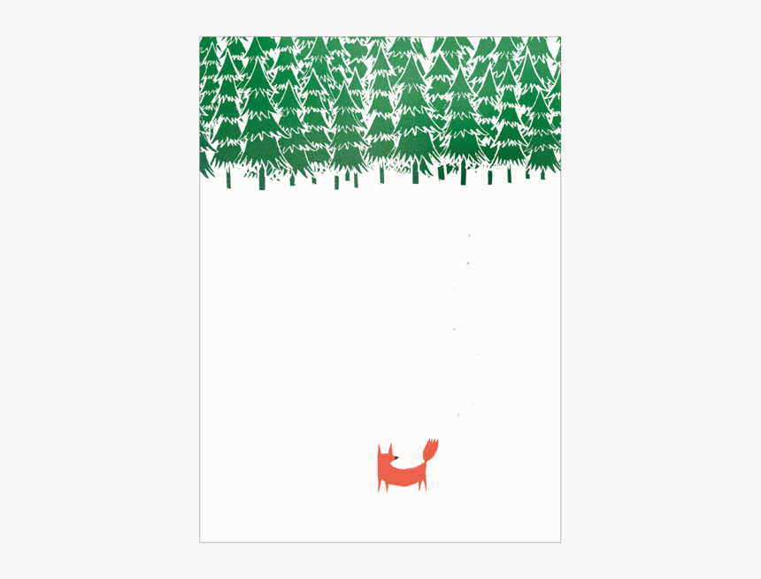 Fox In The Forest 12 Note Card Set - Alone In The Forest Robert Farkas, HD Png Download, Free Download