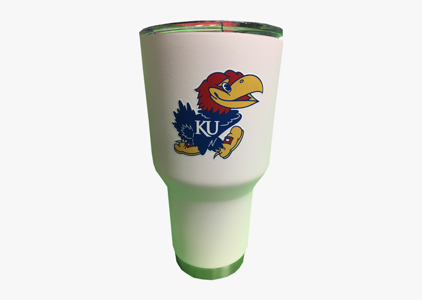 Ku White Jayhawks Tumbler - Kansas Jayhawks, HD Png Download, Free Download