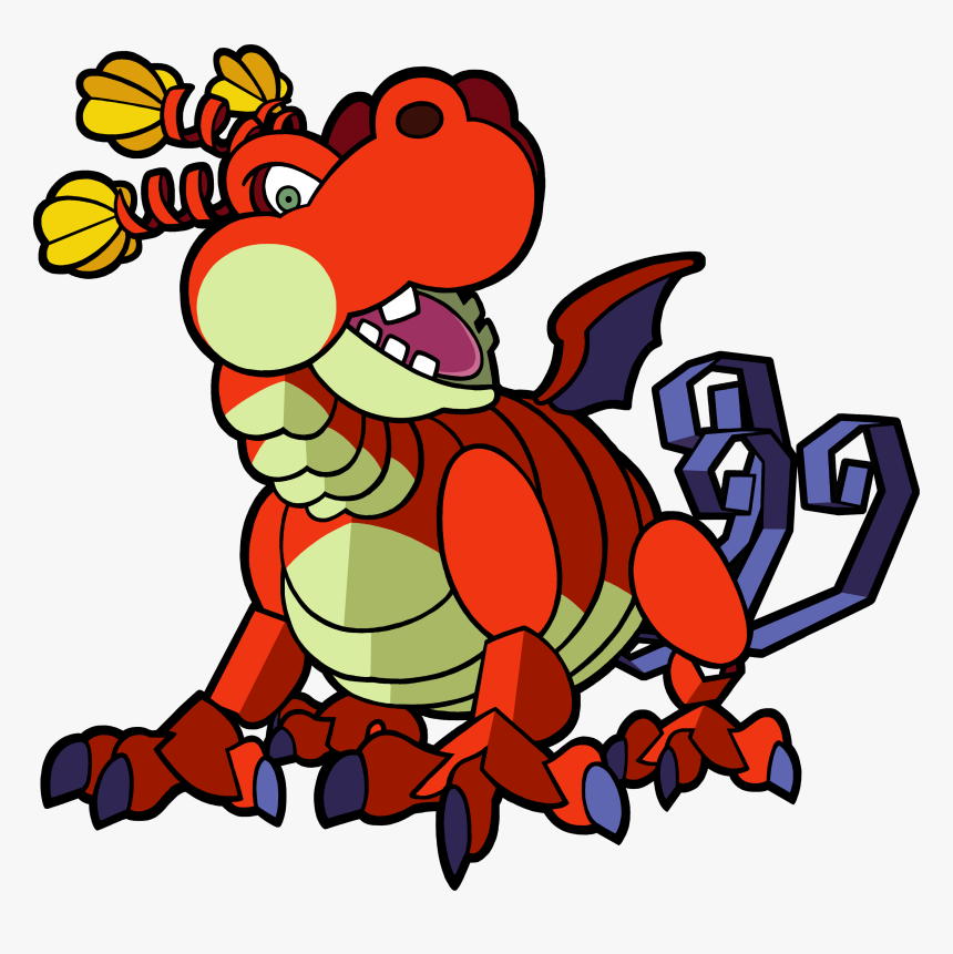 Paper Mario The Thousand Year Door Hooktail, HD Png Download, Free Download