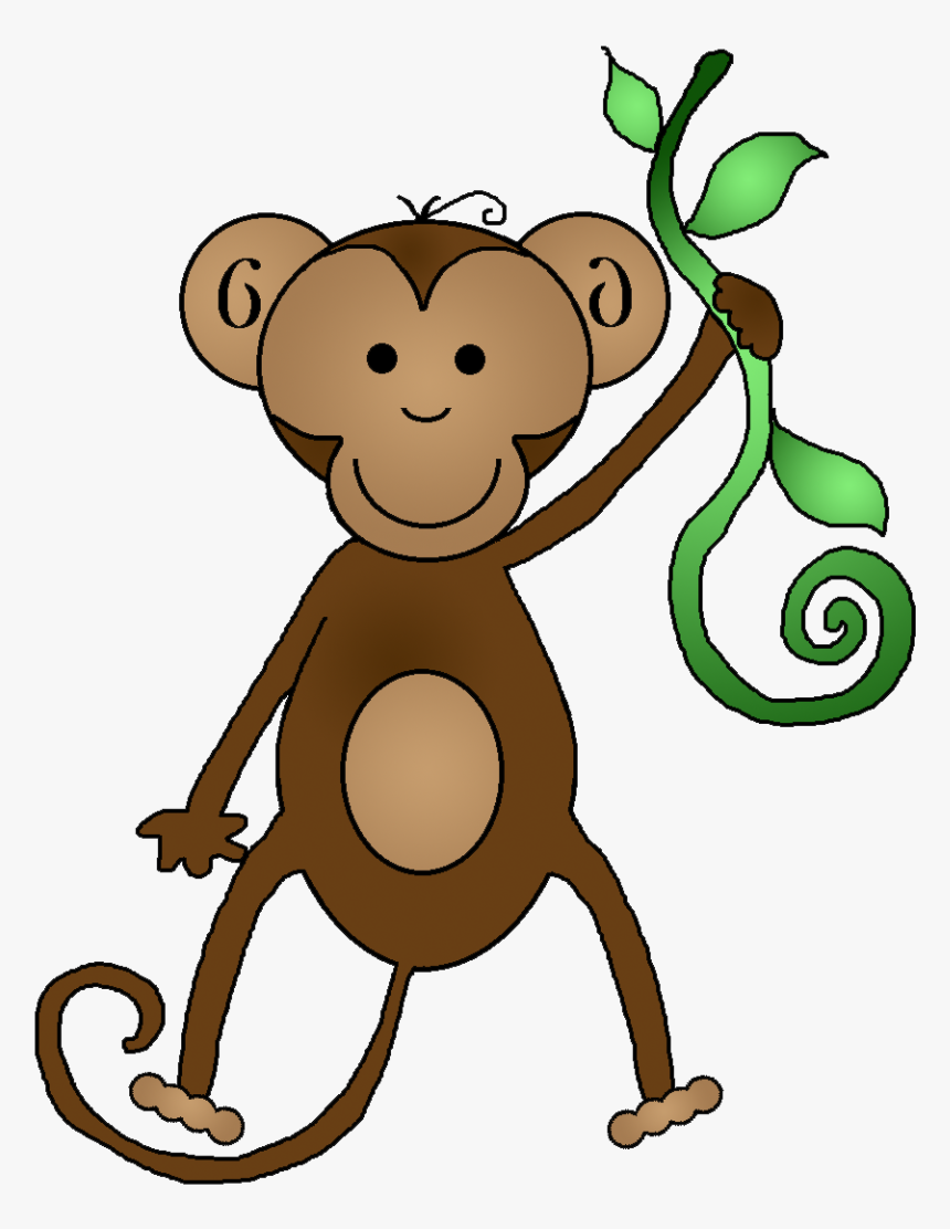 microsoft office black and white clipart monkey