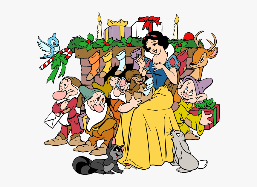 Snow White And The Seven Dwarfs Christmas Clipart Hd Png Download 