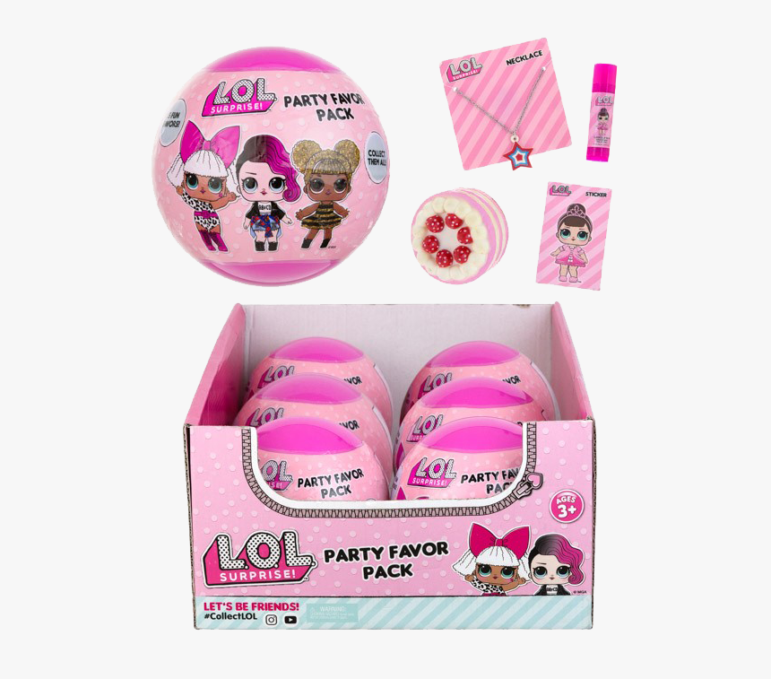 L - O - L - Surprise Party Favor Ball - Box , Png Download - Box, Transparent Png, Free Download