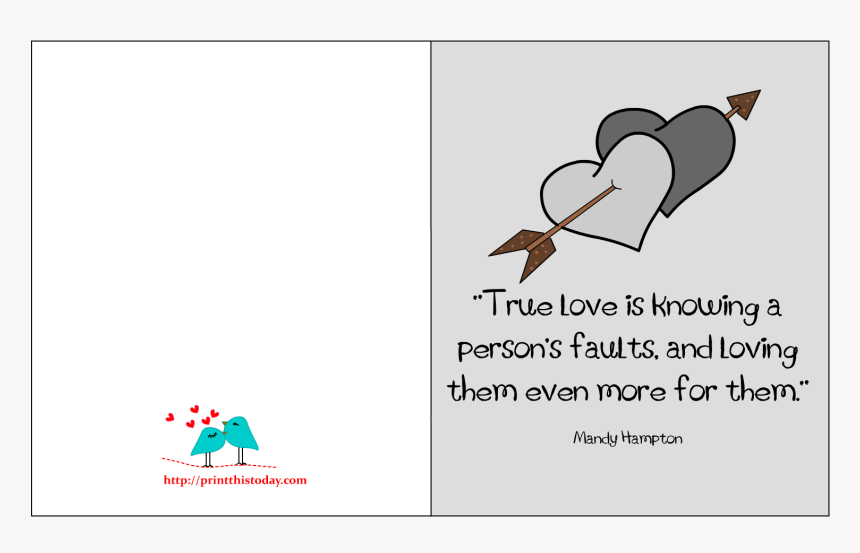 Love Quotes Cards For Him, HD Png Download, Free Download
