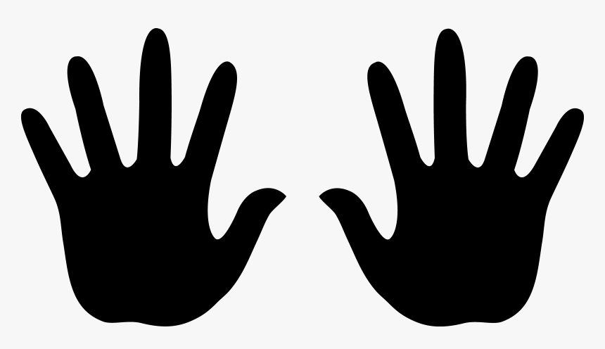 Hand Black And White Hand Clip Art Free Clipart Png, Transparent Png, Free Download