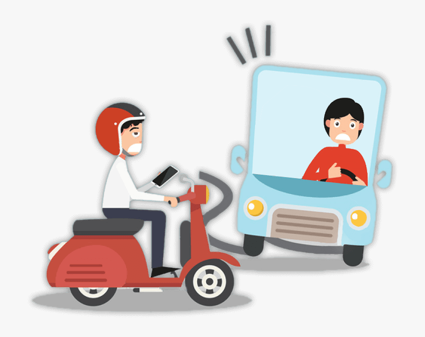 Distract The Driver Cartoon, HD Png Download, Free Download