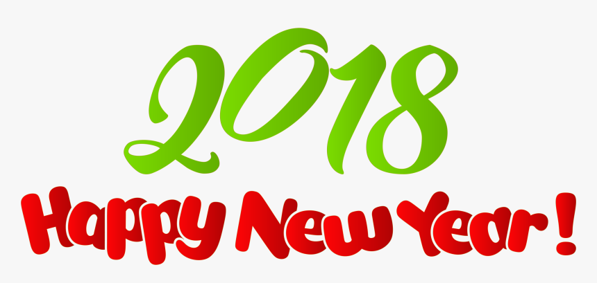 New Year Wish Clip Art - Happy New Year 2018 Png, Transparent Png, Free Download