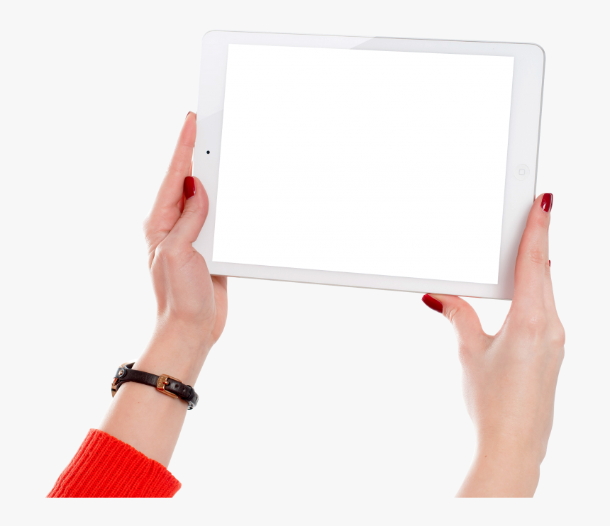 Holding Tablet In Hand Png Image Free Download Searchpng - Gadget, Transparent Png, Free Download