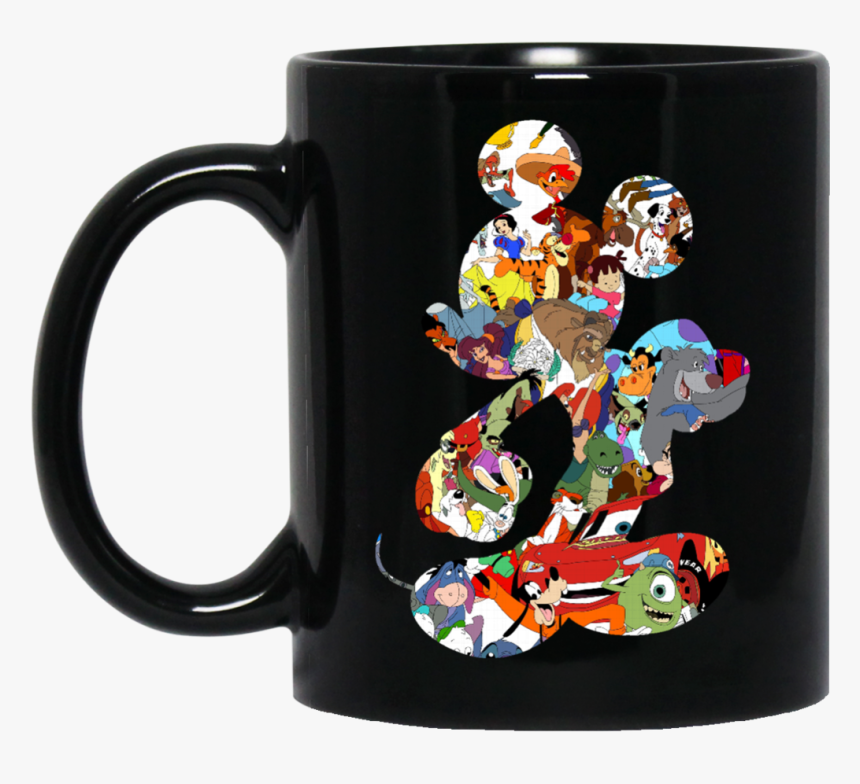 Miskey Mouse Mug All Disney Character Coffee Mug Tea - Princess Are Born In October, HD Png Download, Free Download